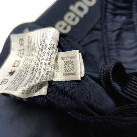 Reebok Athletic / Gym Shorts Navy Size XXL - Picture 8 of 9